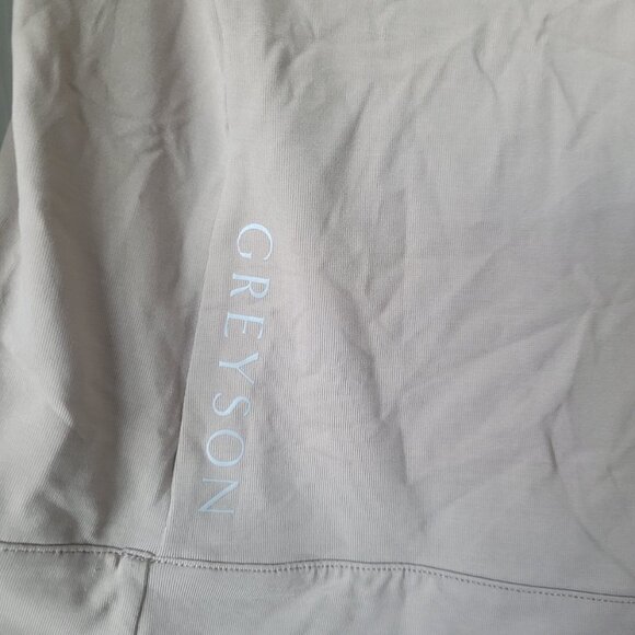 NWT GREYSONS Womens Color Block Halley II Quarter Zip Mid Layer Clay Size XS - Picture 3 of 9
